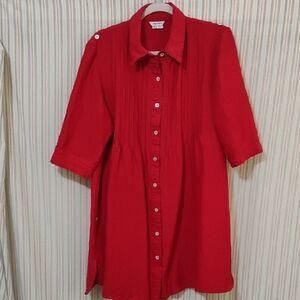 Appraisal Red Blouse XL